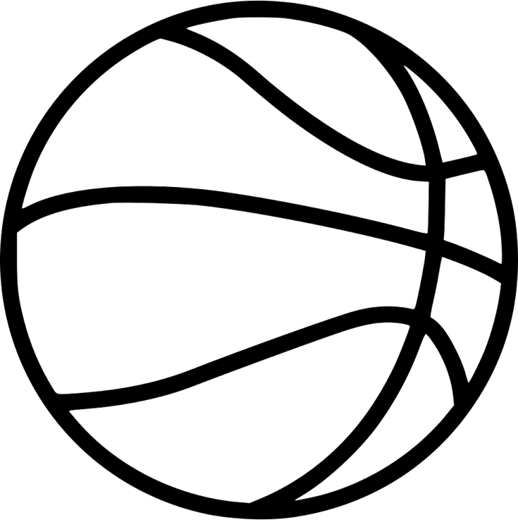 Silhouette Basketball PNG