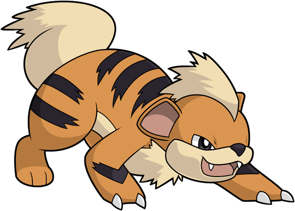 Growlithe Pokemon PNG